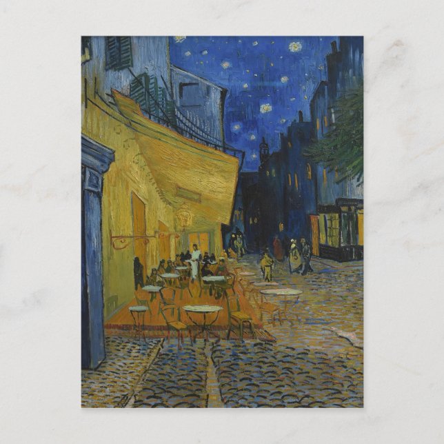 Cafe Terrace i Night av Vincent van Gogh Vykort (Framsida)