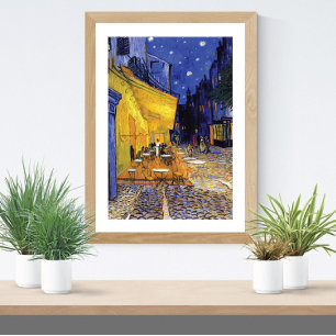 Cafe Terrace i Night Vincent van Gogh Poster