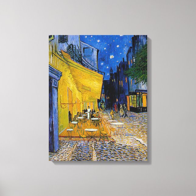 Cafe Terrace / Night Cafe ~ Vincent van Gogh Canvastryck (Framsida)
