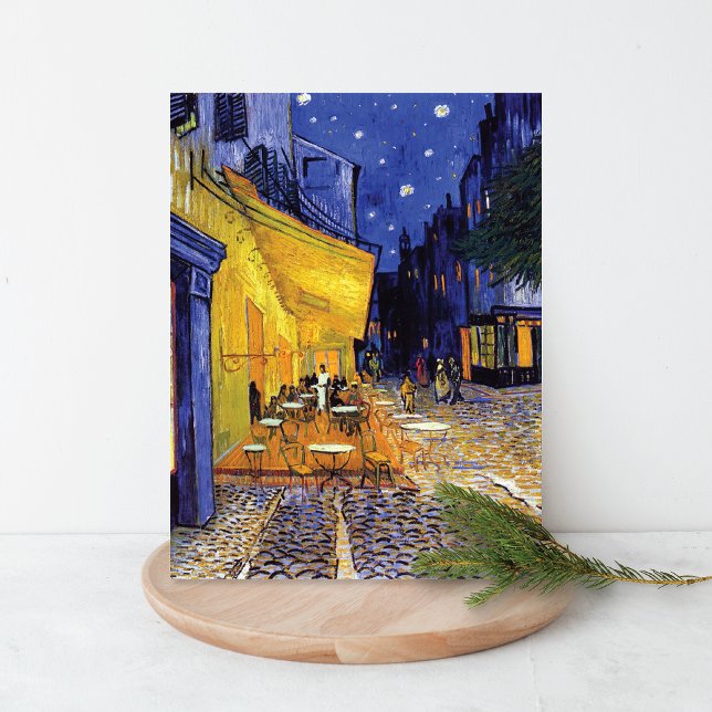 Cafe Terrace Night Vincent van Gogh Vykort (Skapare uppladdad)
