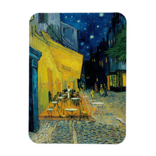 Café Terrace på natten Magnet