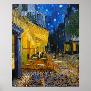 Cafe Terrace på natten   Van Gogh   Poster