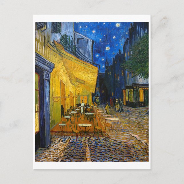 Cafe Terrace på natten | Van Gogh | Vykort (Framsida)