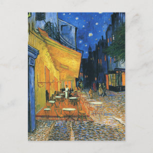 Cafe Terrace på natten Van Gogh-vykort Vykort