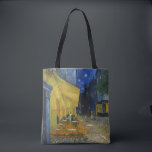 Cafe Terrace på natten | Vincent van Gogh Tygkasse<br><div class="desc">Cafe Terrace på natten (1888), som Vincent van Gogh har gjort, är en luminös och ikonisk bild av en mysigt utomhuscafé i Arles, Frankrike, under en stjärnkväll i himmel. Kaféens pulserande gult står i skarp kontrast till nattens blåa, och skapar en varm och uppmuntrande ambians. Van Goghs uttryckliga penseldrag och...</div>