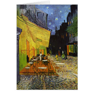 Cafe Terrace på Night Van Gogh Hälsningskort