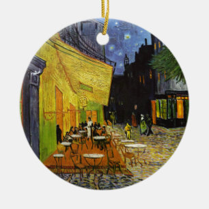 Cafe Terrace på Night Van Gogh Julgransprydnad Keramik