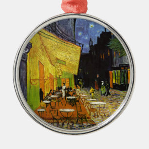 Cafe Terrace på Night Van Gogh Julgransprydnad Metall