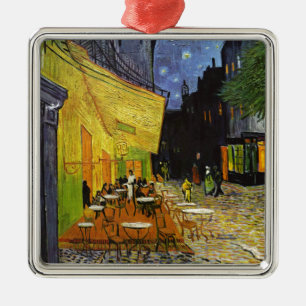 Cafe Terrace på Night Van Gogh Julgransprydnad Metall