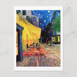 Cafe Terrace på Night, Vincent van Gogh, 1888 Vykort