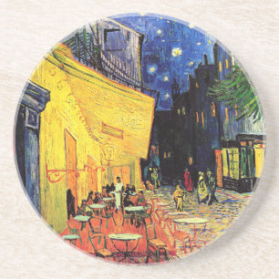 Café Terrace på Ställe du Forum, Arles på natt Underlägg