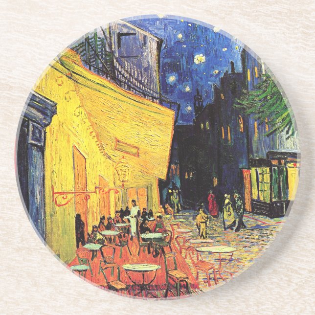 Café Terrace på Ställe du Forum, Arles på natten Underlägg (Framsidan)