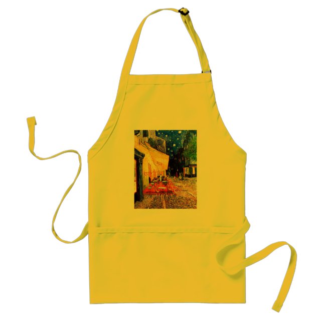Cafe Terrace Ställe du Forum Van Gogh Fine Art Förkläde (Framsidan)