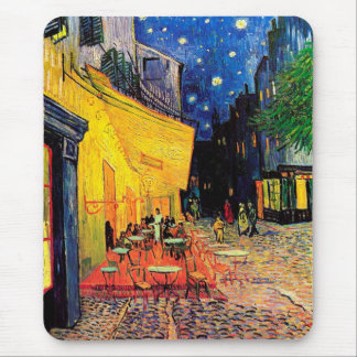 Cafe Terrace Ställe du Forum Van Gogh Fine Art Musmatta