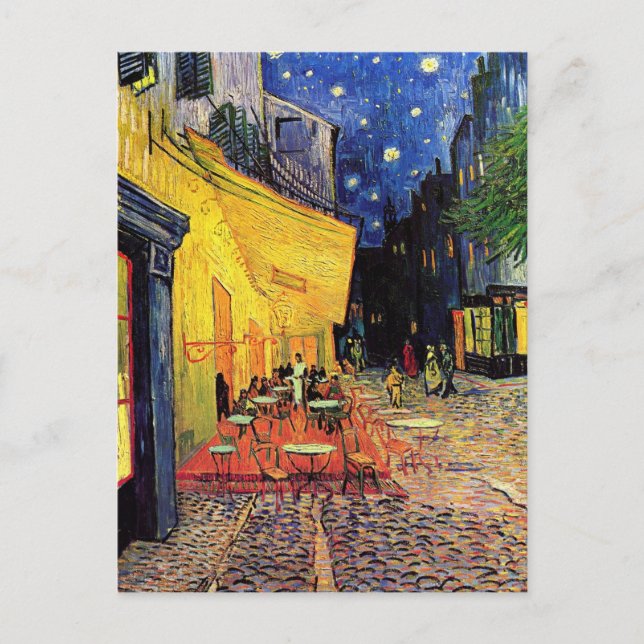 Cafe Terrace Ställe du Forum Van Gogh Fine Art Vykort (Framsida)