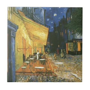 Cafe Terrace - Vincent van Gogh Kakelplatta