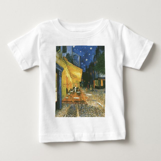 Cafe Terrace - Vincent van Gogh T-shirt (Framsida)