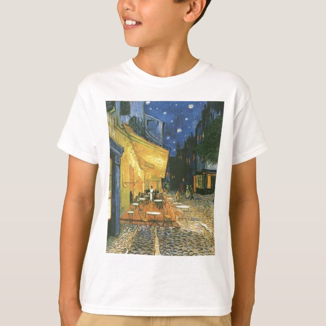 Cafe Terrace - Vincent van Gogh T Shirt (Framsida)
