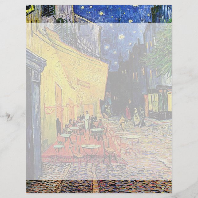 Cafe-terraset i ställe, Arles, i (Framsida)