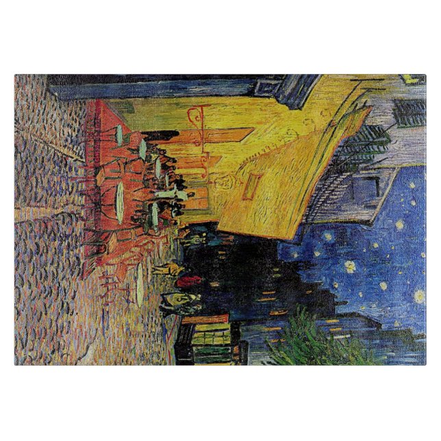 Cafe-terraset i ställe, Arles, i (Framsidan)
