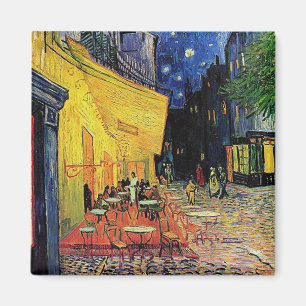 Cafe-terraset i ställe, Arles, i Magnet