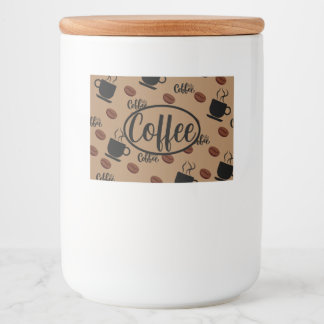 Cafe Thated Coffee Kaffe Canister for Coffee Mat Etiketter