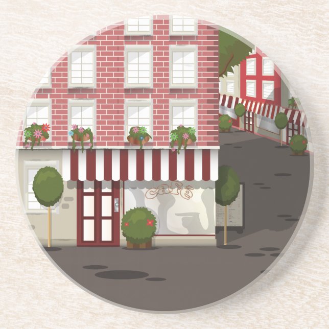 café underlägg sandsten (Framsidan)