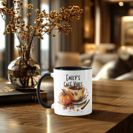 Café Vibes Höst – Pumpa Krydda & Kaffe Kärlek Mugg