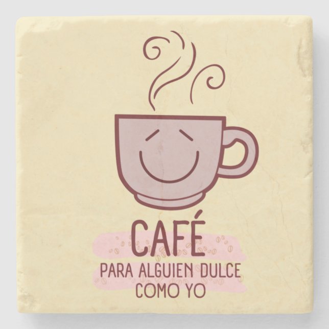 Café y dulce como yo stenunderlägg (Framsidan)