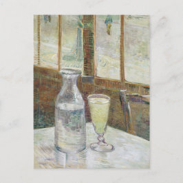 Cafebord med Absinthe av Vincent Van Gogh Vykort
