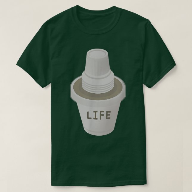 Cafecito Colada är Life  T Shirt (Design framsida)