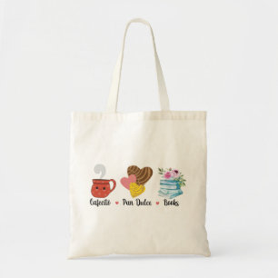 Cafecito, PanDulce, Bokar Tote Bag Tygkasse
