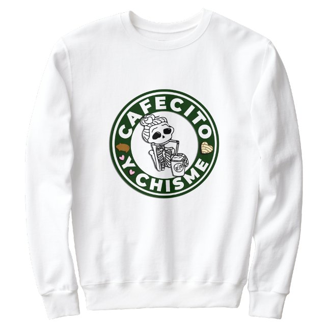 Cafecito y Chisme Mexikanskt sött bröd T Shirt (Cafecito y Chisme Pan dulce Mexican Sweatshirt)