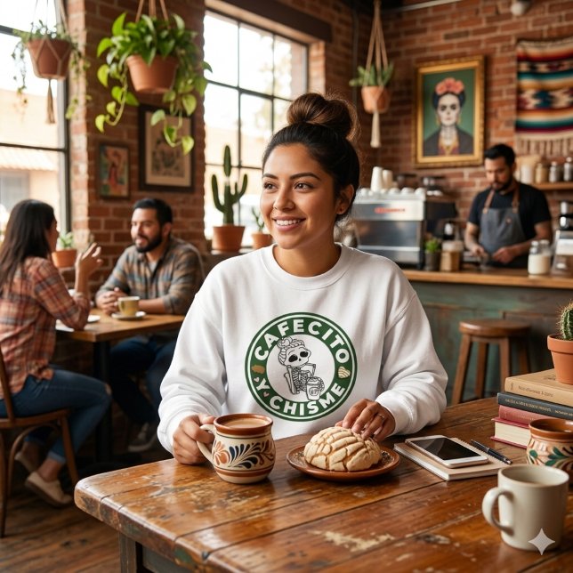 Cafecito y Chisme Pan dulce Mexican T Shirt (Cafecito y Chisme Pan dulce Mexican Sweatshirt)