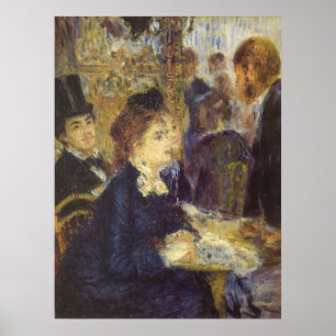 Caféet av Pierre Renoir, Vintage Impressionism Poster