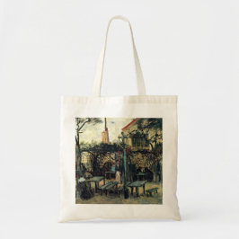 Caféets terrass, Montmartre av Vincent van Gogh Tygkasse