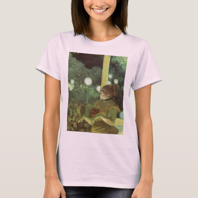 Cafékonserten av Edgar Degas, Vintage Fine Art Tee (Framsida)