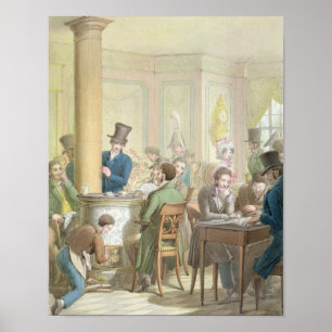 Cafen de Kommers, från 'tablån de Paris Poster