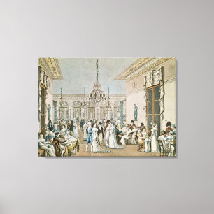 Cafen Frascati i 1807 Canvastryck