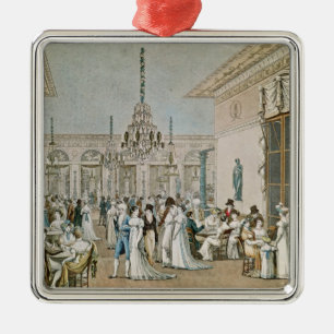 Cafen Frascati i 1807 Julgransprydnad Metall