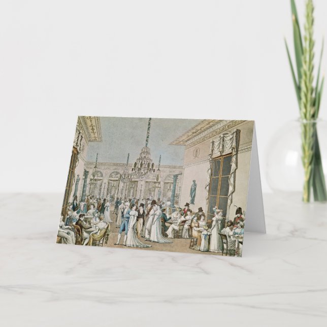 Cafen Frascati i 1807 Kort (Framsida)