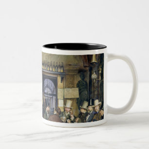 Cafen i Rome, 1856 Två-Tonad Mugg