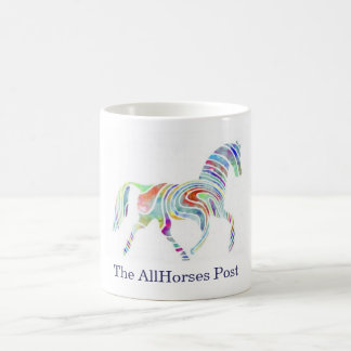 cafepresslogoen AllHorsesen postar Kaffemugg