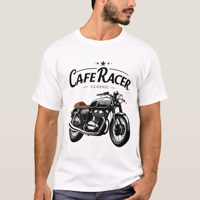 Caferacer - Cafe Racer 02 T Shirt (Framsida)