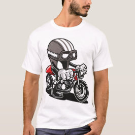 Caferacer hjälm t shirt