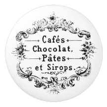 Cafes Chocolat Pates Sirops Vintage Fransk