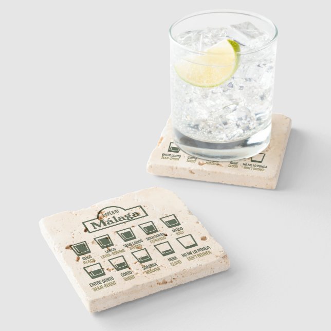 Cafes de Malaga Stenunderlägg (Sidan)