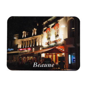 Cafesamhälle, Beaune, Burgundy Magnet