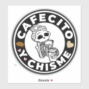 Cafesito y Chisme - dekaldekaldekal för bilar Klistermärken