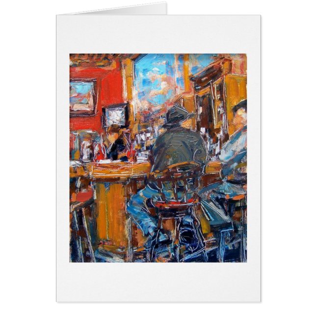 "Cafestrand" vid Linda Mitchell OBS Kort (Framsidan)